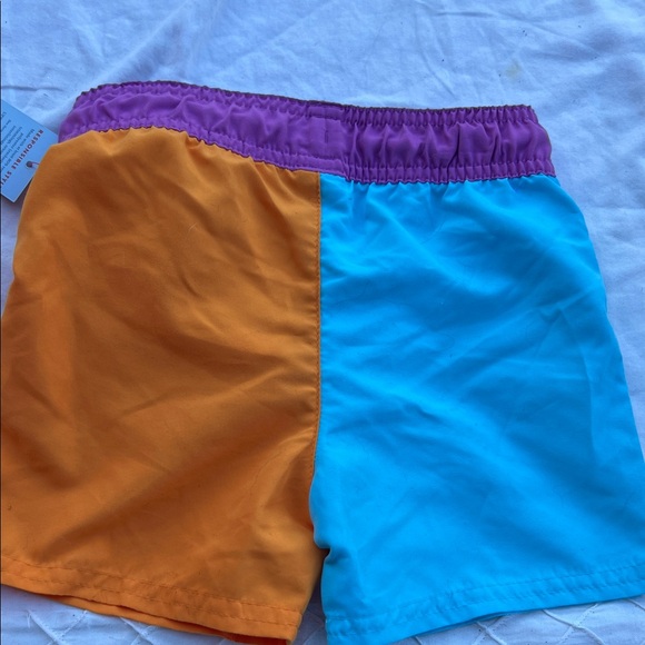 Cat & Jack Kids Two-Tone Shorts - Blue and Orange - Picture 3 of 4